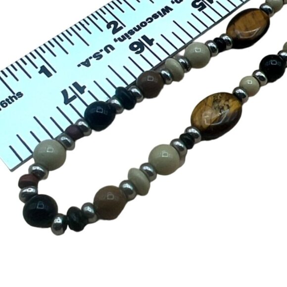 Vintage Chaps Beaded Necklace & Bracelet Set.  C23 - Picture 16 of 16